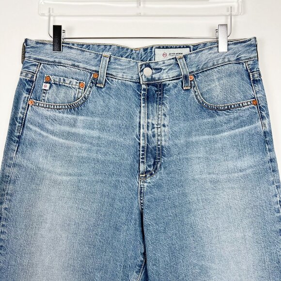 AG Jeans Alexxis High-Rise Vintage Straight Button Fly Women's Size 32R - Picture 2 of 16